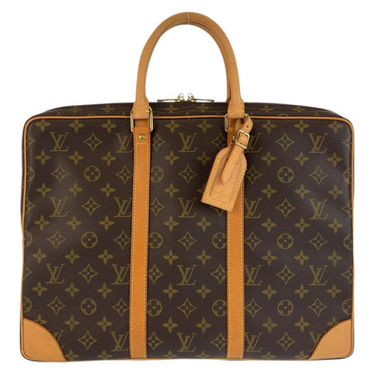Louis Vuitton Monogram Porte Documents Voyage Brown Business Briefcase