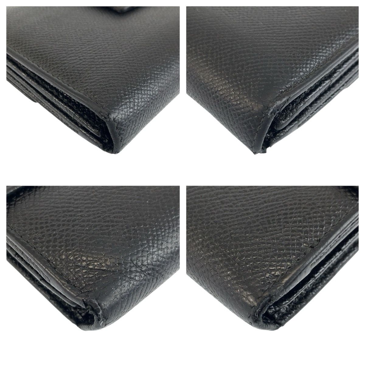 Bvlgari Classico Black Silver Leather Wallet — view 7