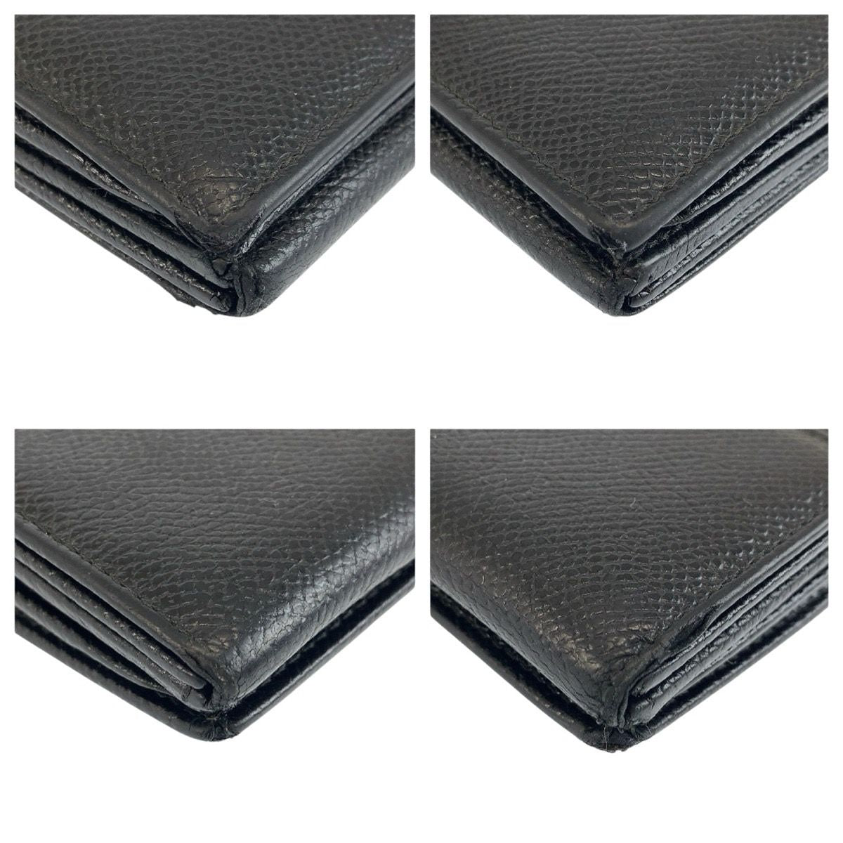 Bvlgari Classico Black Silver Leather Wallet — view 8
