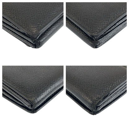 Bvlgari Classico Black Silver Leather Wallet — view 8