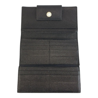 Bvlgari Classico Black Silver Leather Wallet — view 4