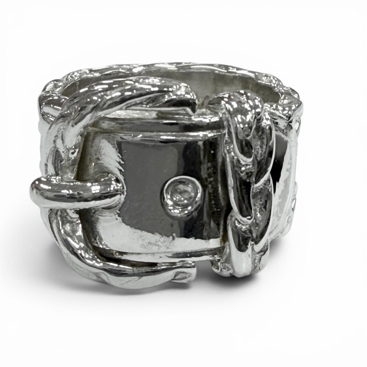 Hermes Vintage Diane 925 Ring Silver — view 2