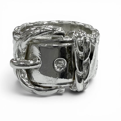 Hermes Vintage Diane 925 Ring Silver — view 2