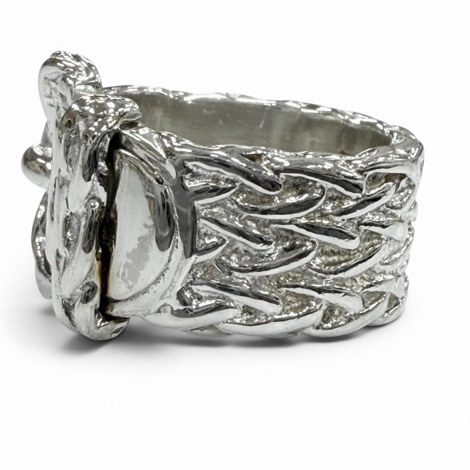 Hermes Vintage Diane 925 Ring Silver — view 3