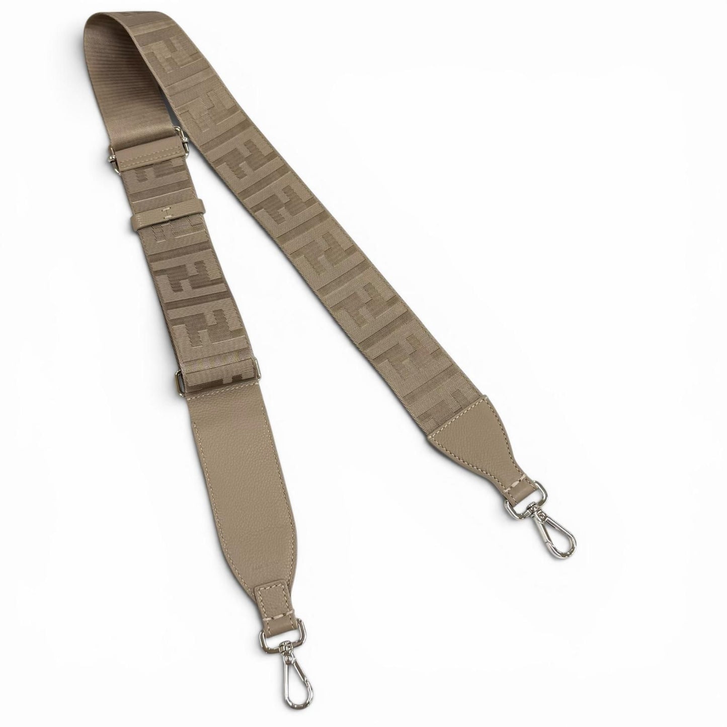 Fendi with Pocket Zucca Pattern Leather Shoulder Strap Gray — view 3