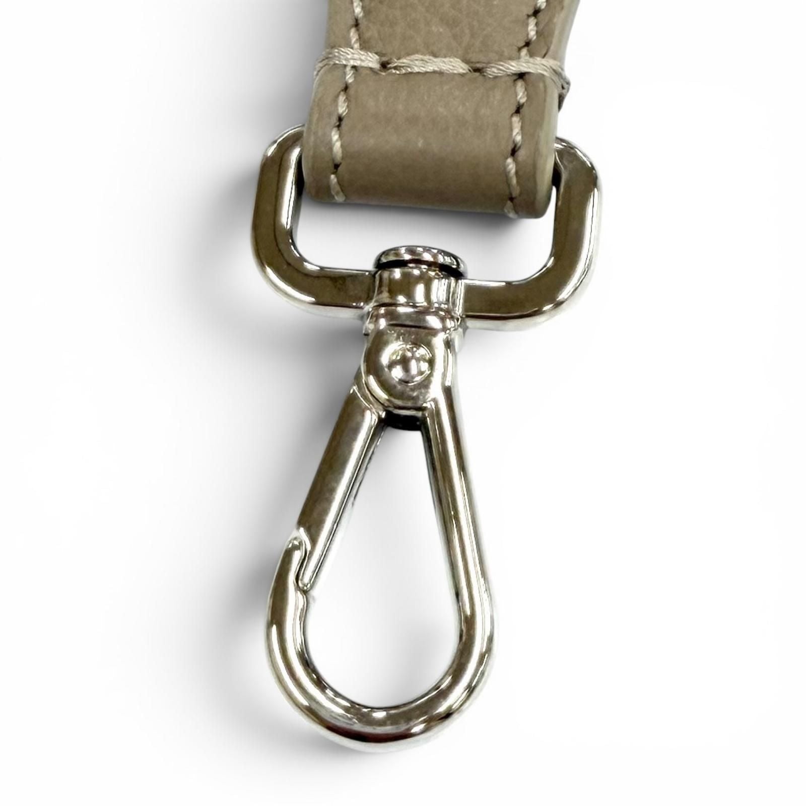 Fendi with Pocket Zucca Pattern Leather Shoulder Strap Gray — view 7