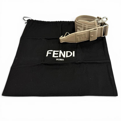 Fendi with Pocket Zucca Pattern Leather Shoulder Strap Gray — view 2