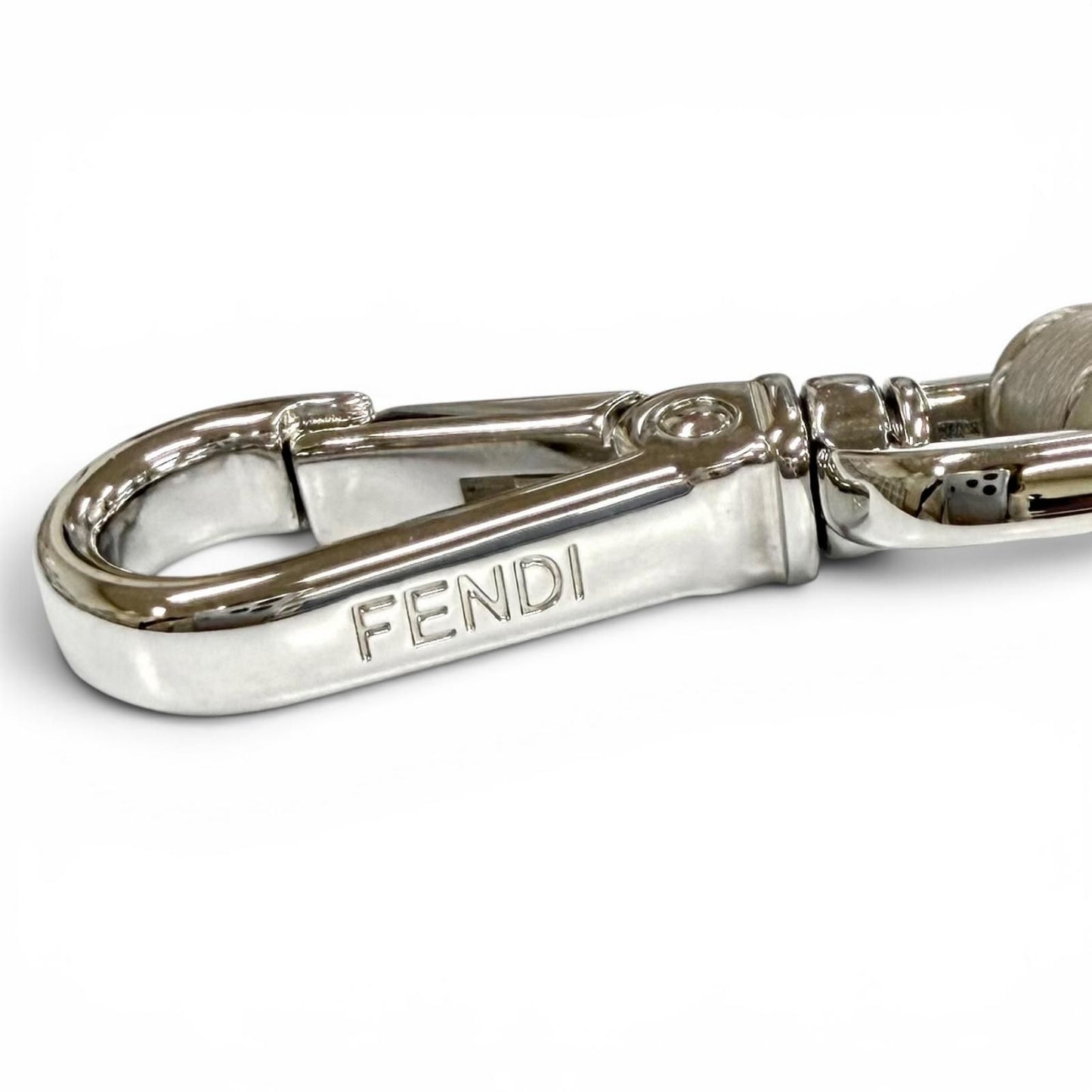 Fendi with Pocket Zucca Pattern Leather Shoulder Strap Gray — view 8