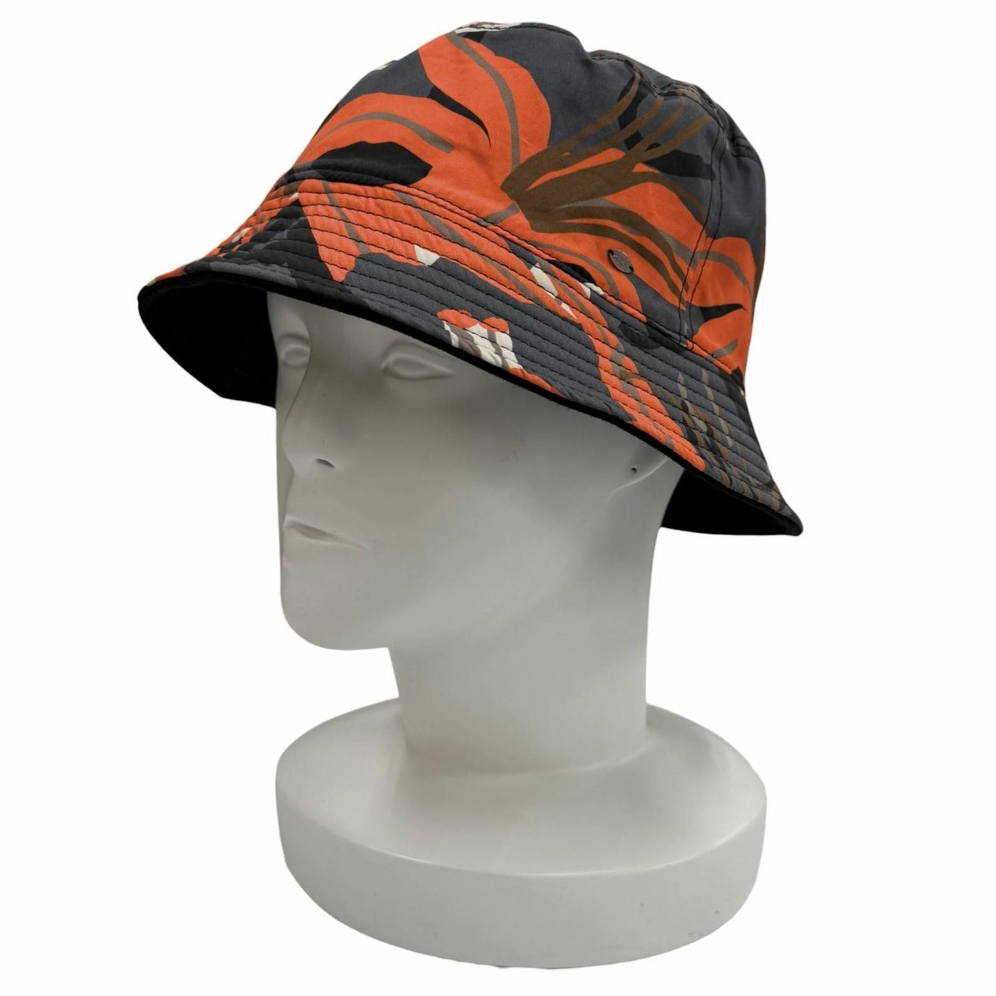 Chanel Reversible CC Logo All Over Pattern Bucket Hat Black Multi — view 2