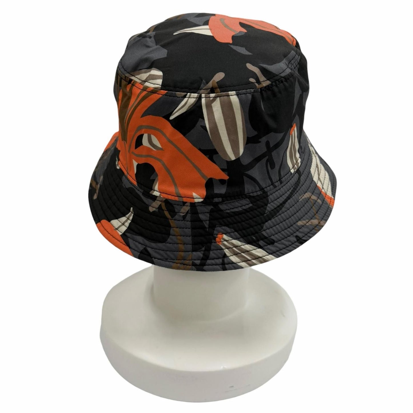 Chanel Reversible CC Logo All Over Pattern Bucket Hat Black Multi — view 6