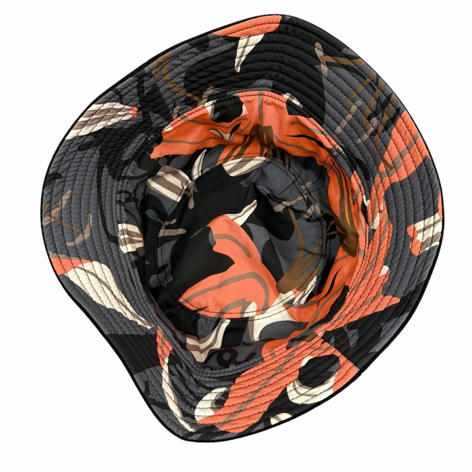 Chanel Reversible CC Logo All Over Pattern Bucket Hat Black Multi — view 7