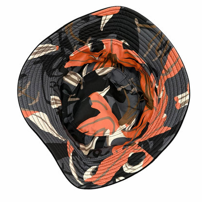 Chanel Reversible CC Logo All Over Pattern Bucket Hat Black Multi — view 7