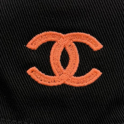 Chanel Reversible CC Logo All Over Pattern Bucket Hat Black Multi — view 8