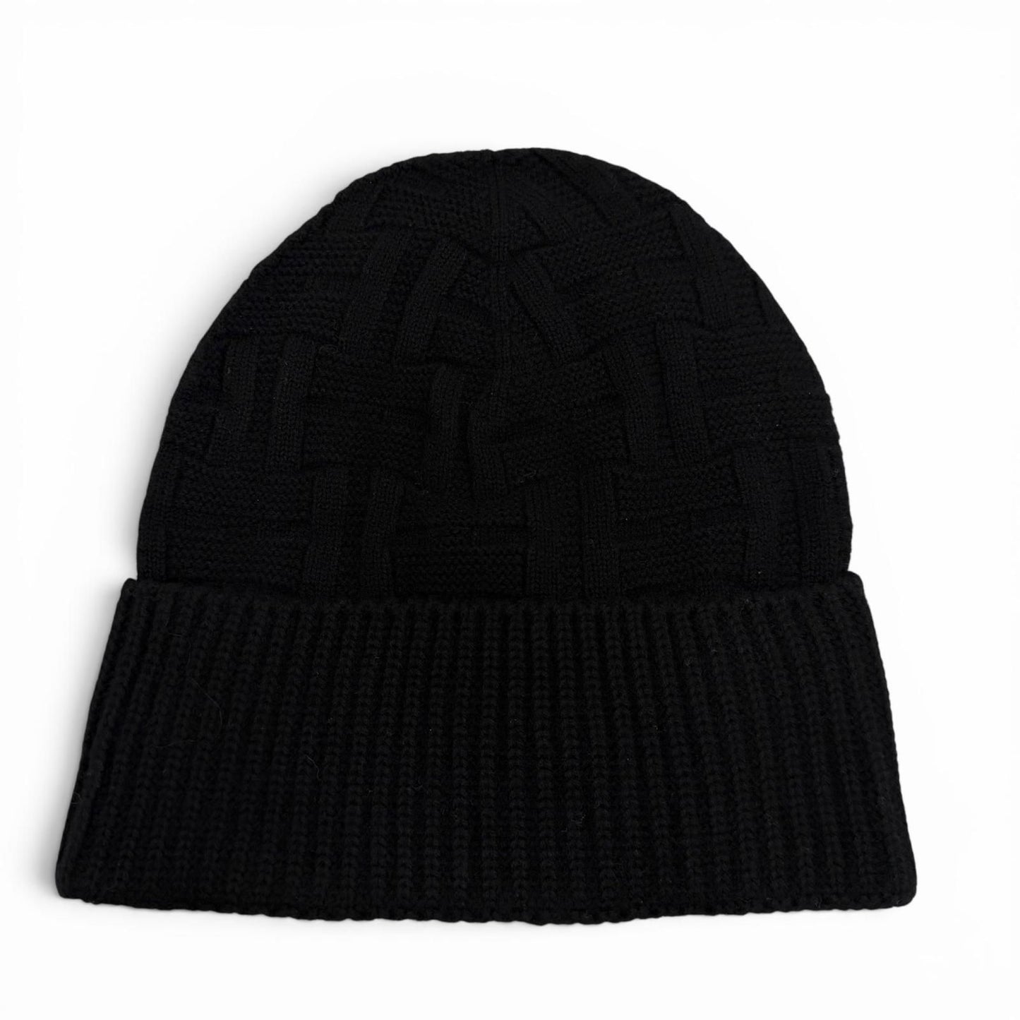 Hermes Wool Frecanse Series Hat Knit Cap Black — view 6
