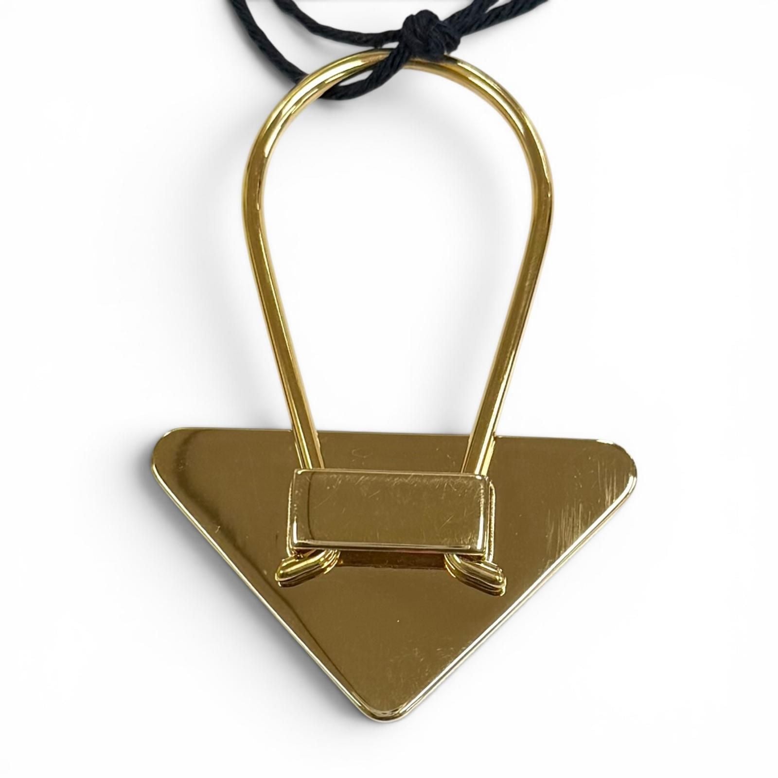 Prada Key Ring Key Holder Pink Gold — view 3