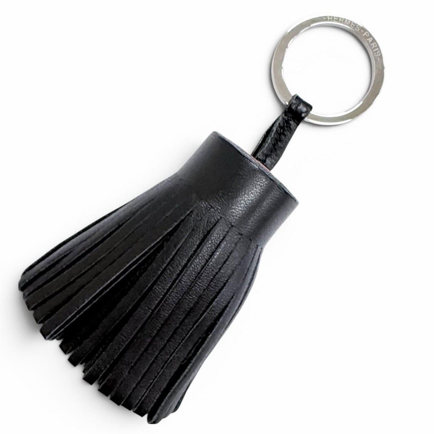 Hermes Carmen Bicolor Agno Milo Black Roujuassi Silver Bag Charm