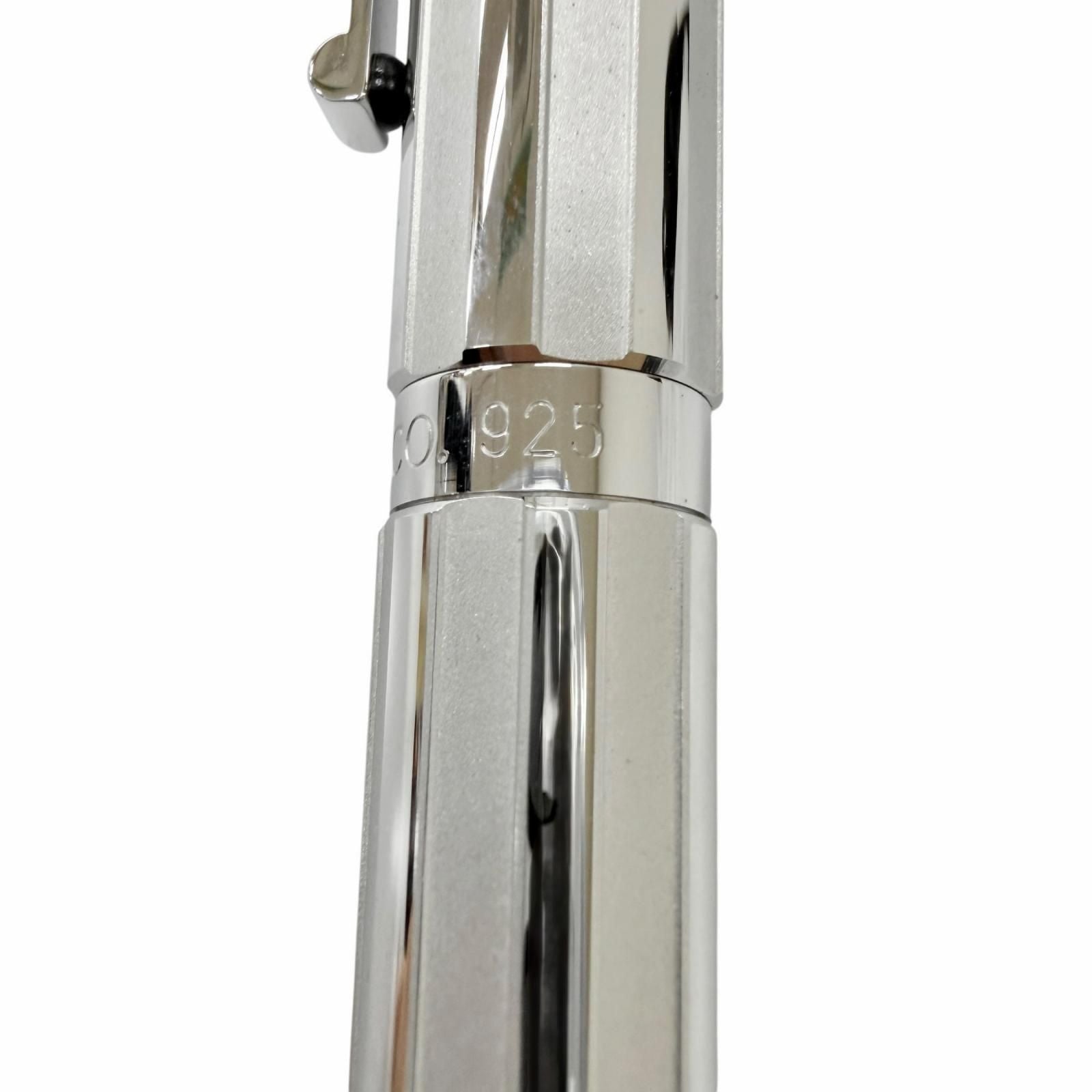 Tiffany & Co Part 925 NIB 18k M NIB Atlas Collection Cap Fountain Pen Silver — view 8