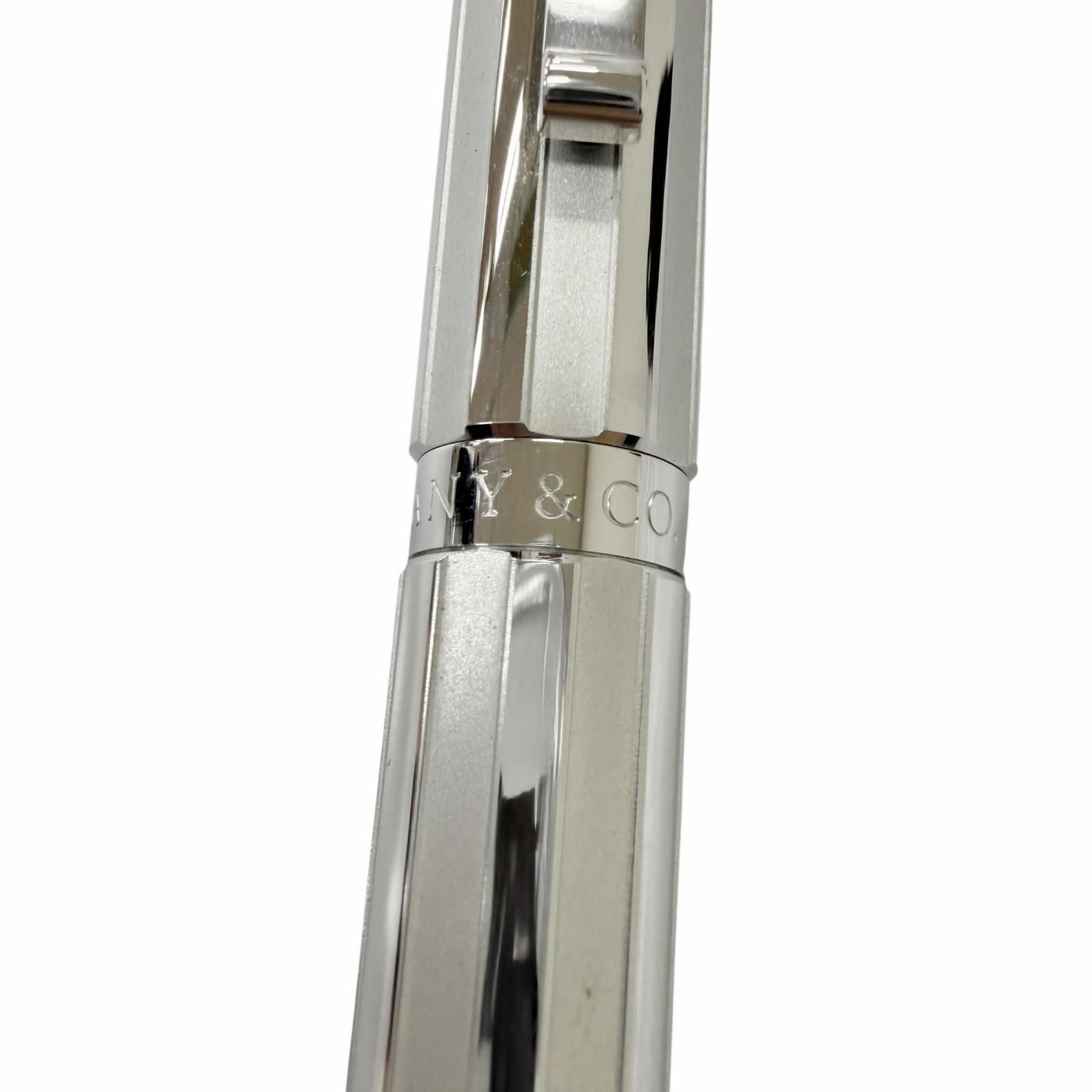 Tiffany & Co Part 925 NIB 18k M NIB Atlas Collection Cap Fountain Pen Silver — view 7