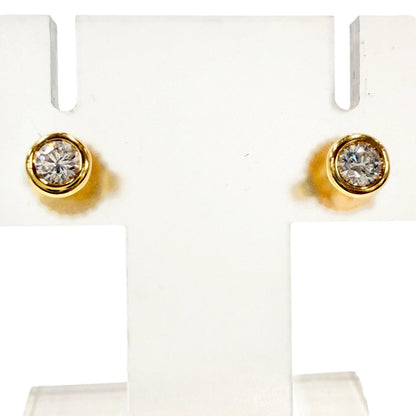 Tiffany & Co by the Yard 750 Diamond Total Diameter 4.3 Earrings Yellow Gold
