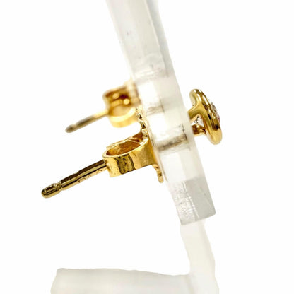 Tiffany & Co by the Yard 750 Diamond Total Diameter 4.3 Earrings Yellow Gold — view 5