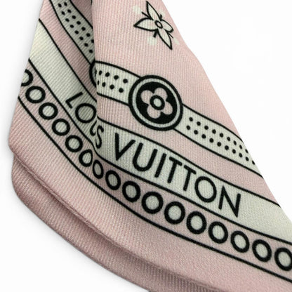 Louis Vuitton Bag Charm LV Bandana Pink Gold — view 5
