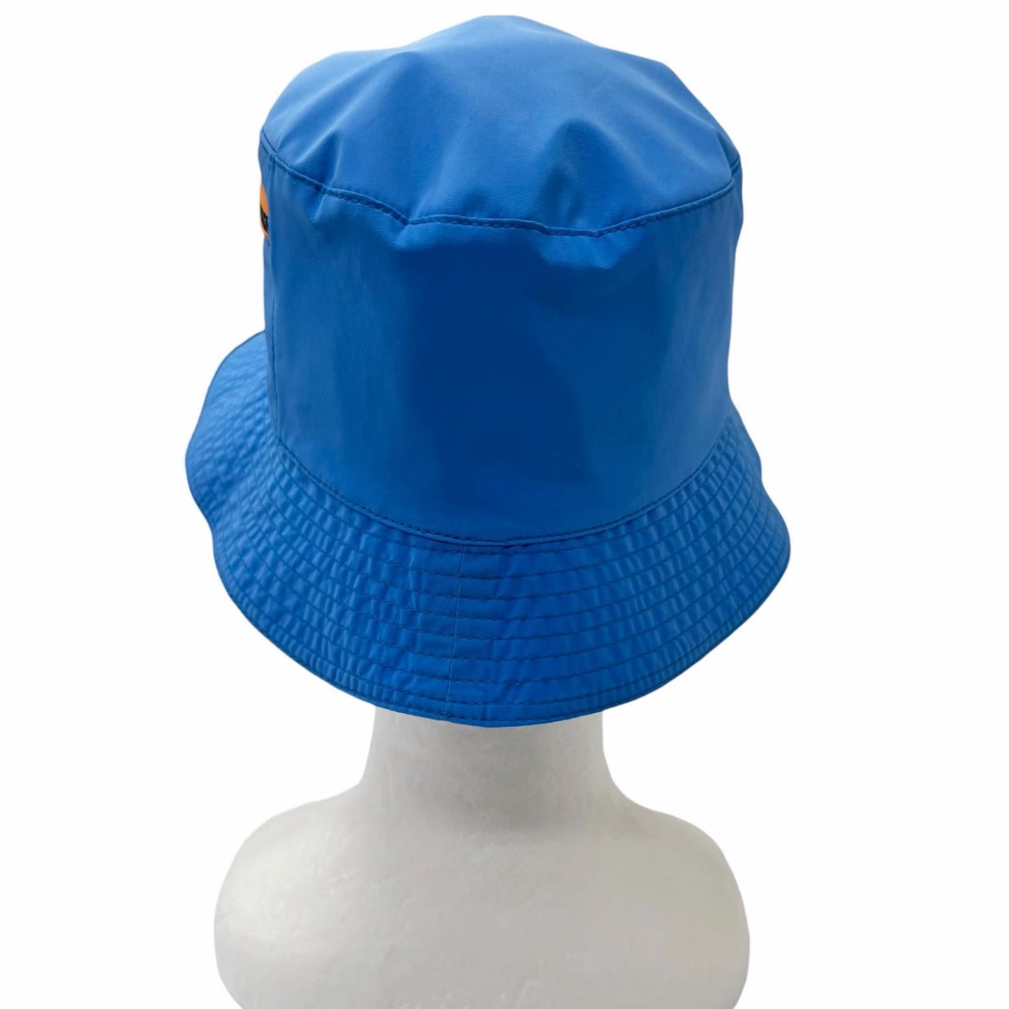 Hermes Magic Toilovent Logo Zip Bucket Hat Brim Hat Blue Orange 60 — view 3