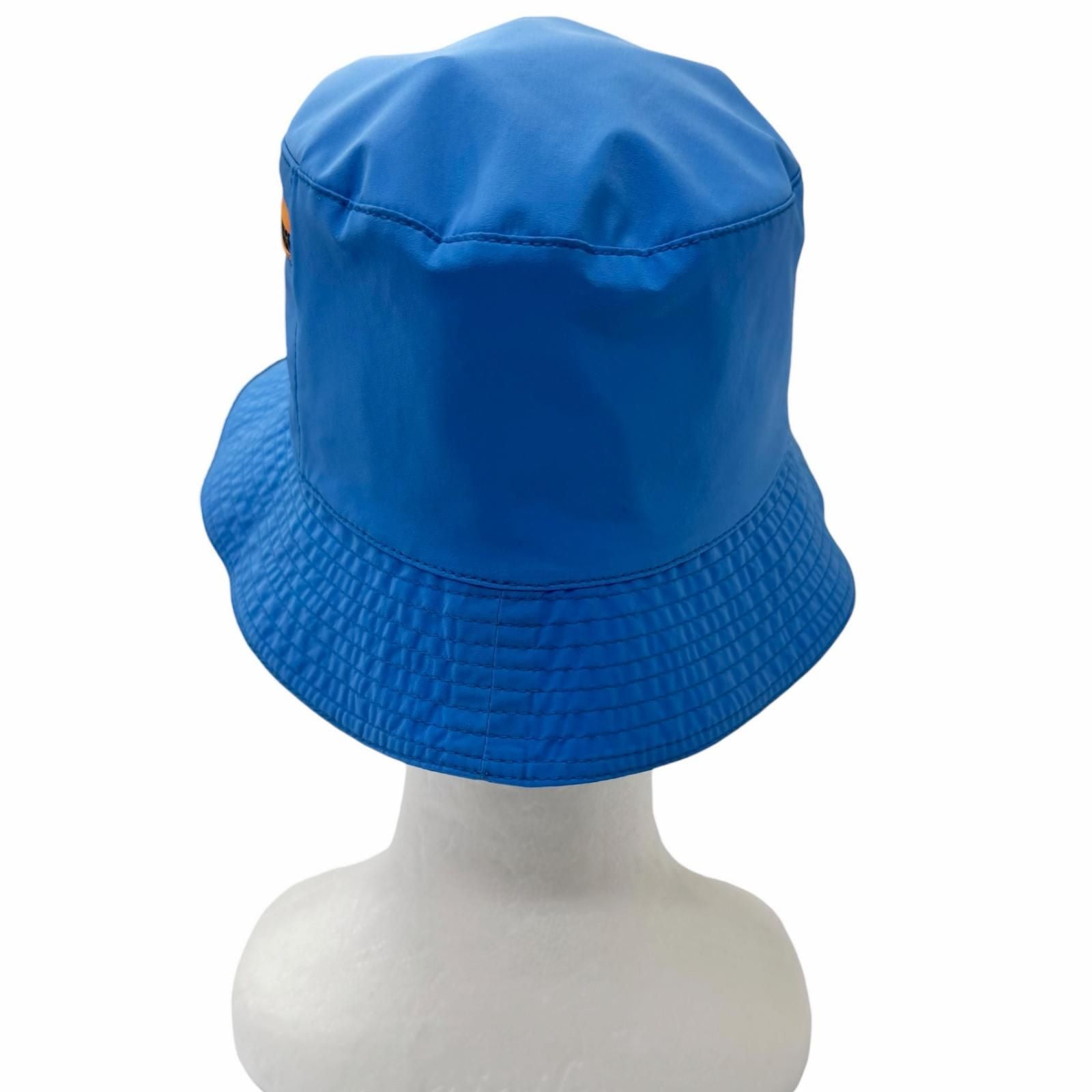 Hermes Magic Toilovent Logo Zip Bucket Hat Brim Hat Blue Orange 60 — view 3