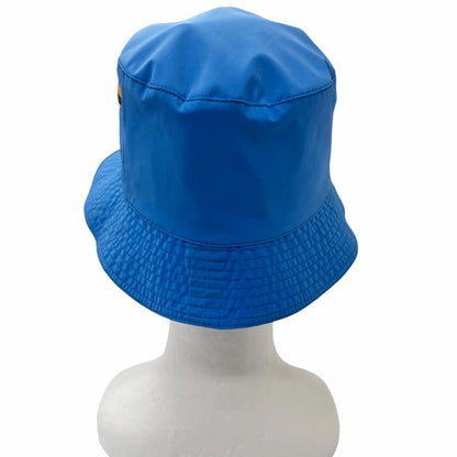 Hermes Magic Toilovent Logo Zip Bucket Hat Brim Hat Blue Orange 60 — view 3