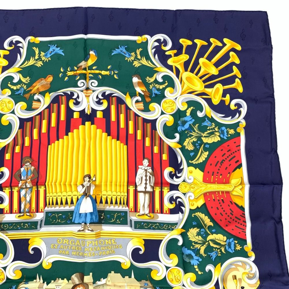 Hermes Scarf Orgauphone Et Autres Mecaniques Carre 90 Pipe Organs and Mechanical — view 3