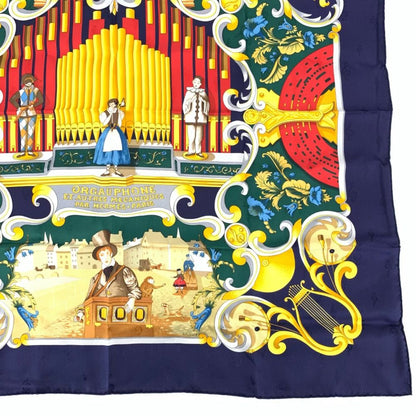 Hermes Scarf Orgauphone Et Autres Mecaniques Carre 90 Pipe Organs and Mechanical — view 5