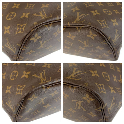Louis Vuitton Monogram Totem Neverfull Brown Red Tote Shoulder — view 3