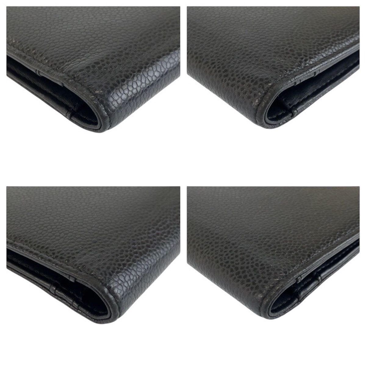Chanel CC Logo Black Leather Wallet — view 8