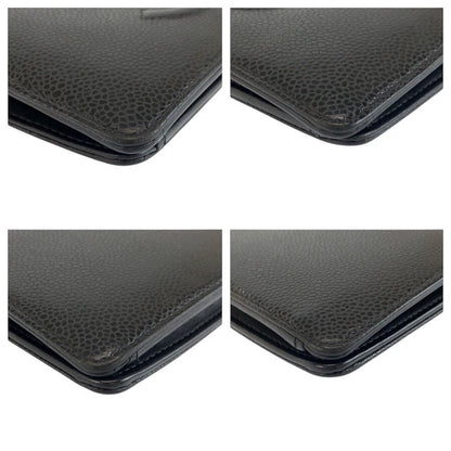 Chanel CC Logo Black Leather Wallet — view 7