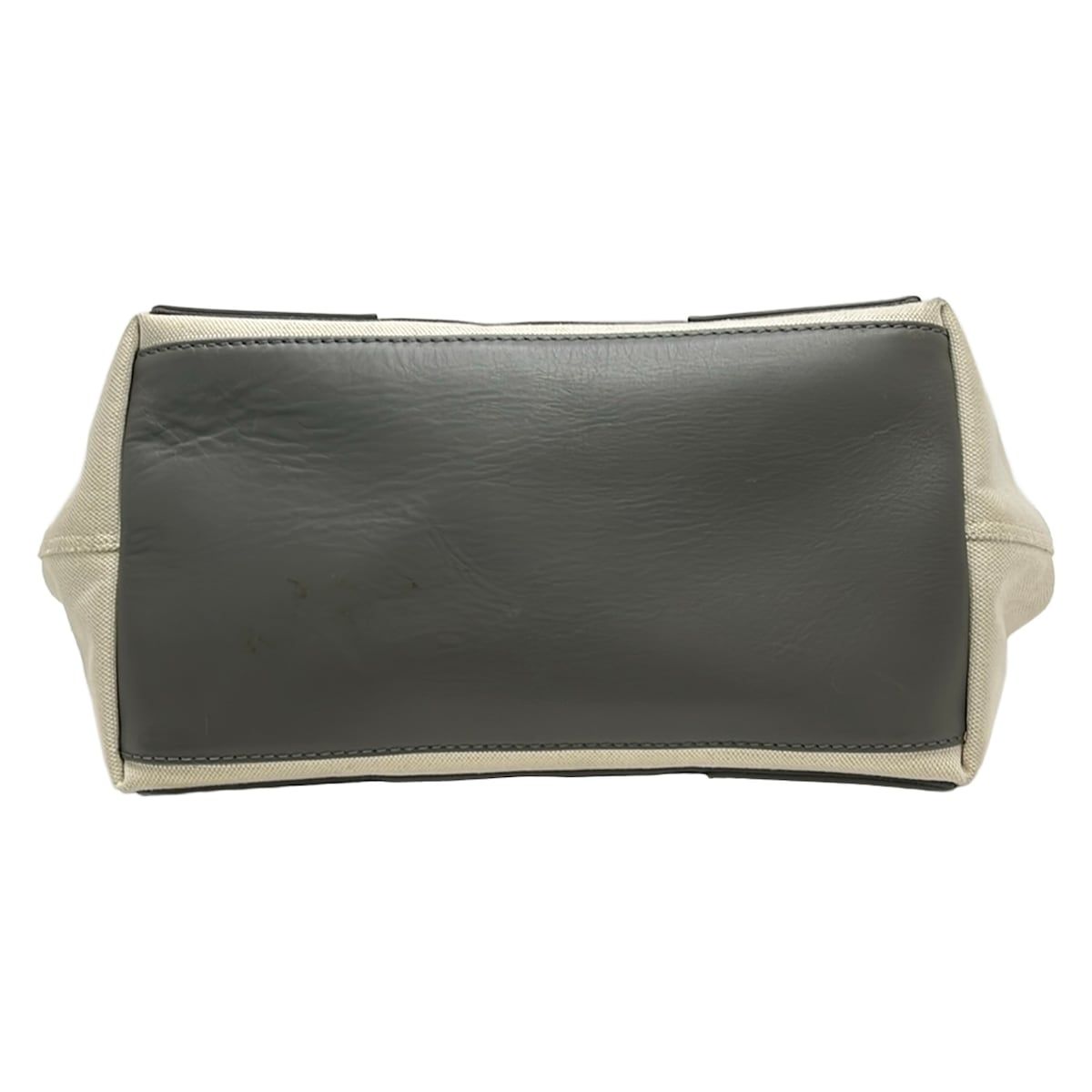 Balenciaga Tote Navy Cabas S Ivory Gray Leather — view 5