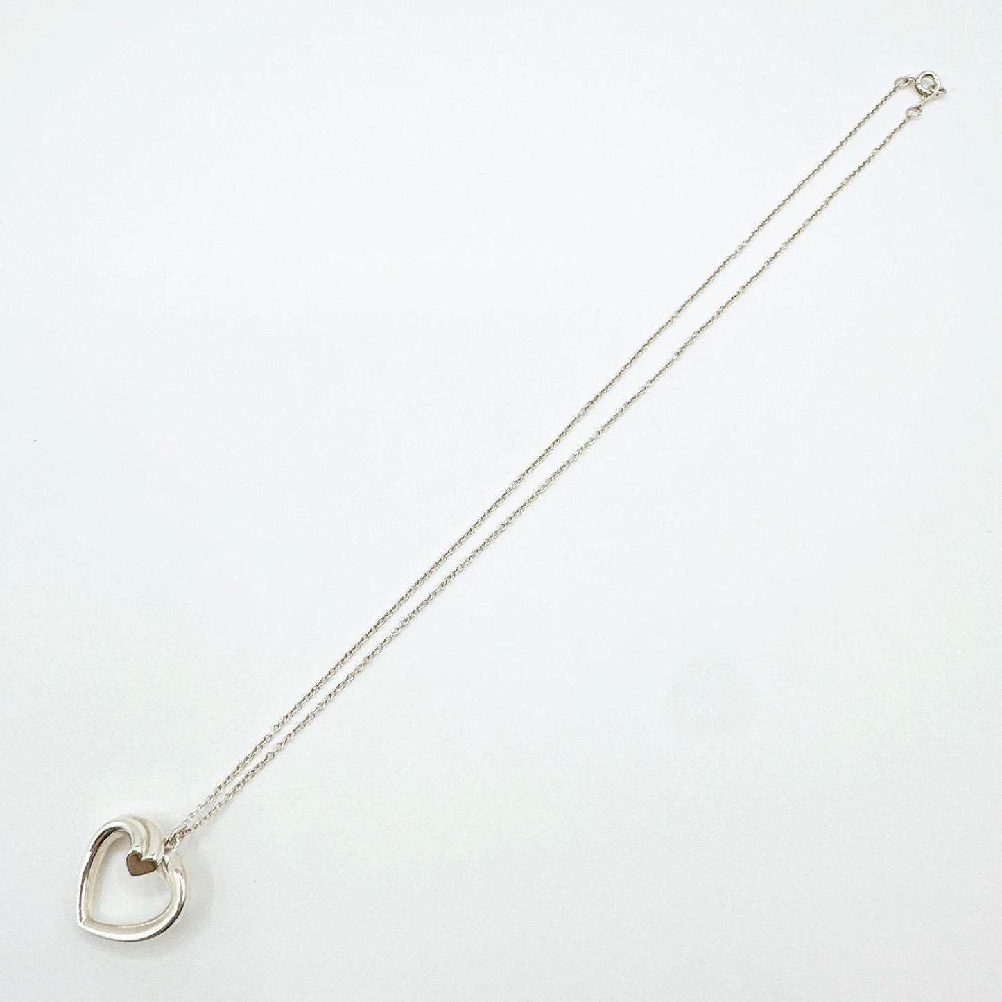 Tiffany & Co Tenderness Heart Silver Necklace 40 cm — view 6