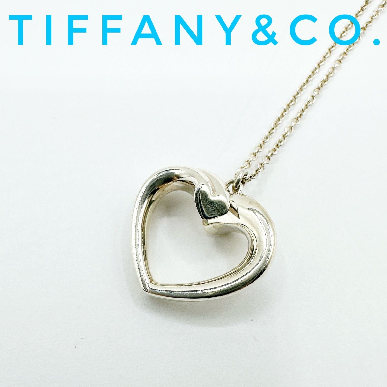 Tiffany & Co Tenderness Heart Silver Necklace 40 cm
