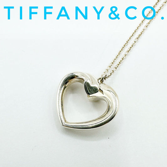 Tiffany & Co Tenderness Heart Silver Necklace 40 cm