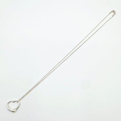 Tiffany & Co Open Heart Silver Necklace 42 cm — view 8