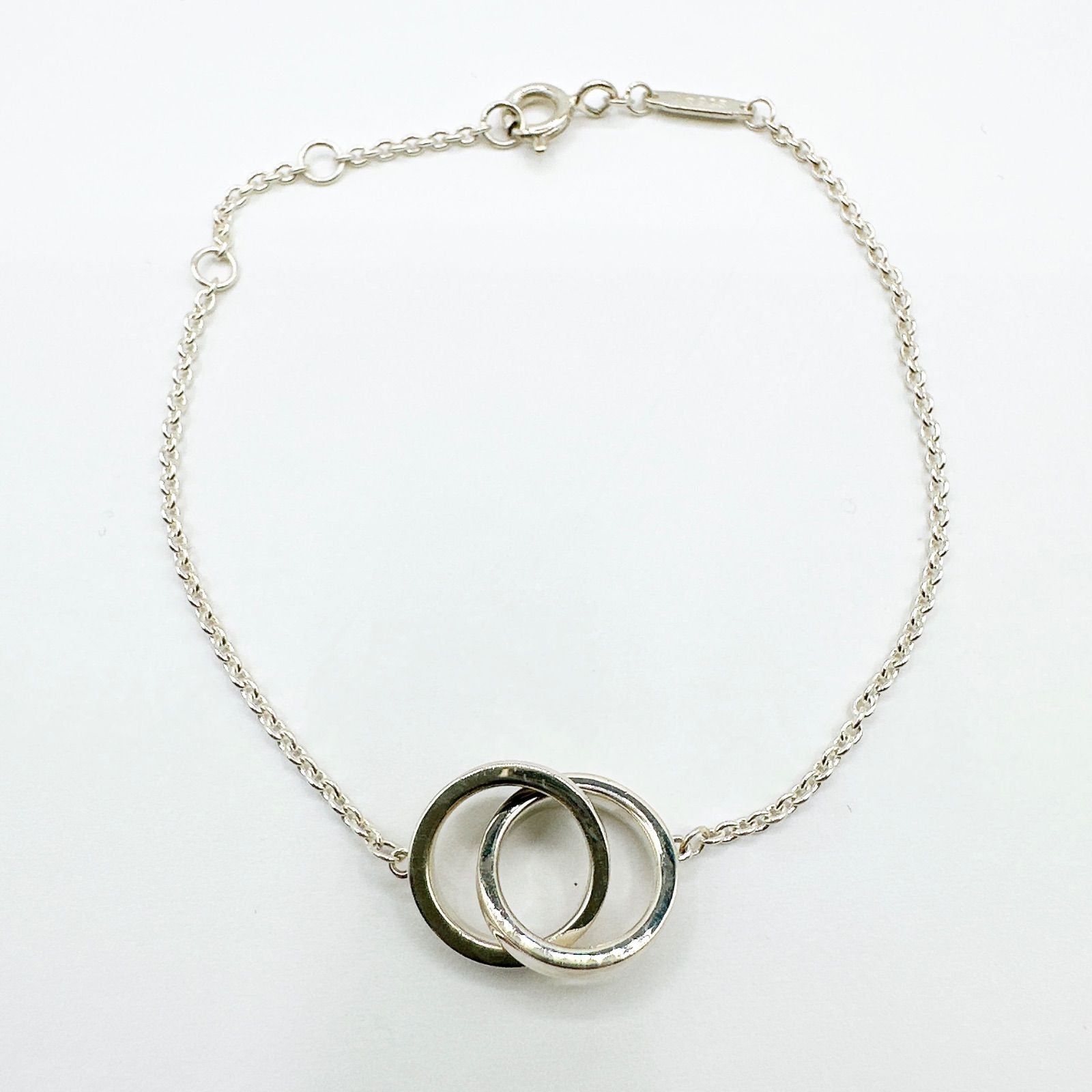 Tiffany & Co Double Circle Silver Bracelet 18 cm — view 2