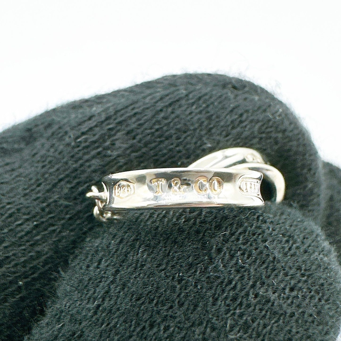 Tiffany & Co Double Circle Silver Bracelet 18 cm — view 6