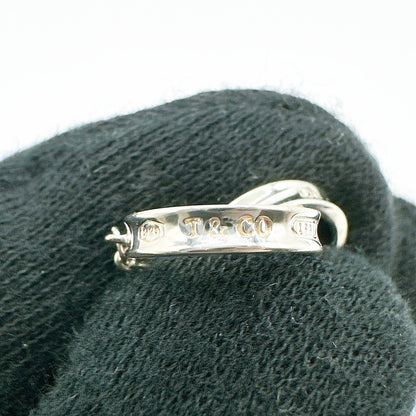 Tiffany & Co Double Circle Silver Bracelet 18 cm — view 6