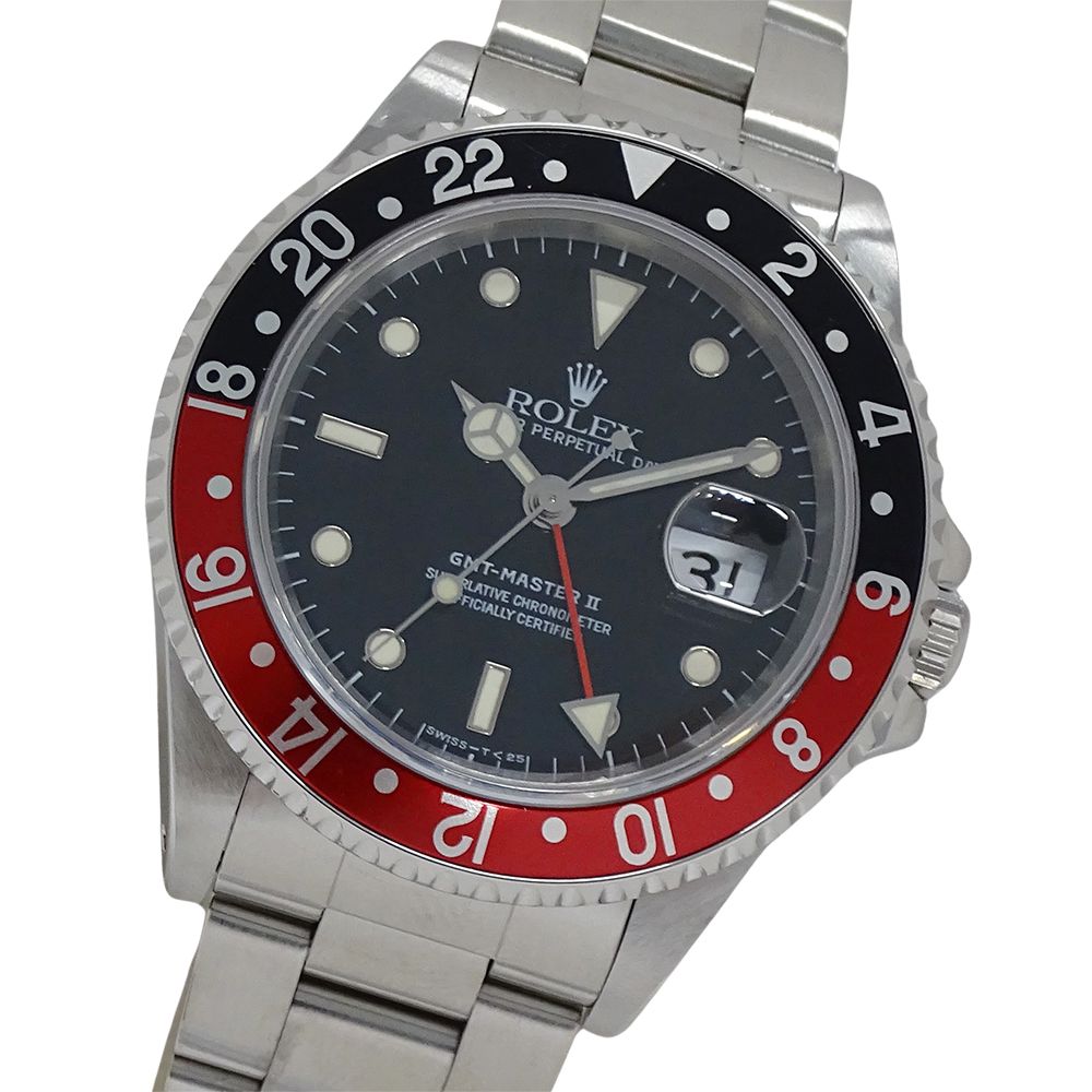 Rolex GMT Master II Number Watch Date Automatic Winding at Stainless Steel
