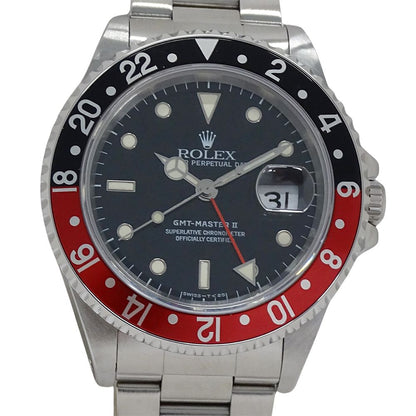 Rolex GMT Master II Number Watch Date Automatic Winding at Stainless Steel — view 2