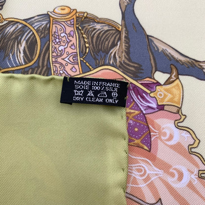 Hermes Carre 90 Silk Scarf Bandana Turqveries en L'honneur de Mht Turkish March — view 8