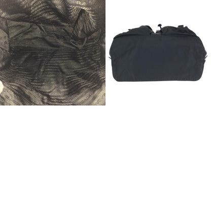 Prada Tessuto Black Silver Nylon Backpack — view 9