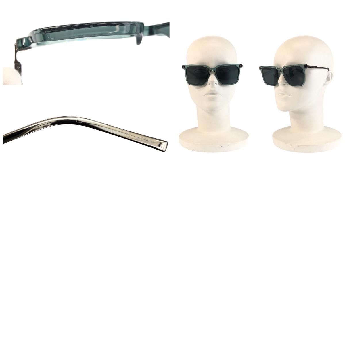 Louis Vuitton LV Rise Square Green Silver Acetate 56 15 Sunglasses Eyewear — view 9