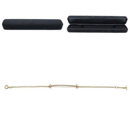 Tiffany & Co T Smile Diamond Bracelet 18k Pink Gold — view 2