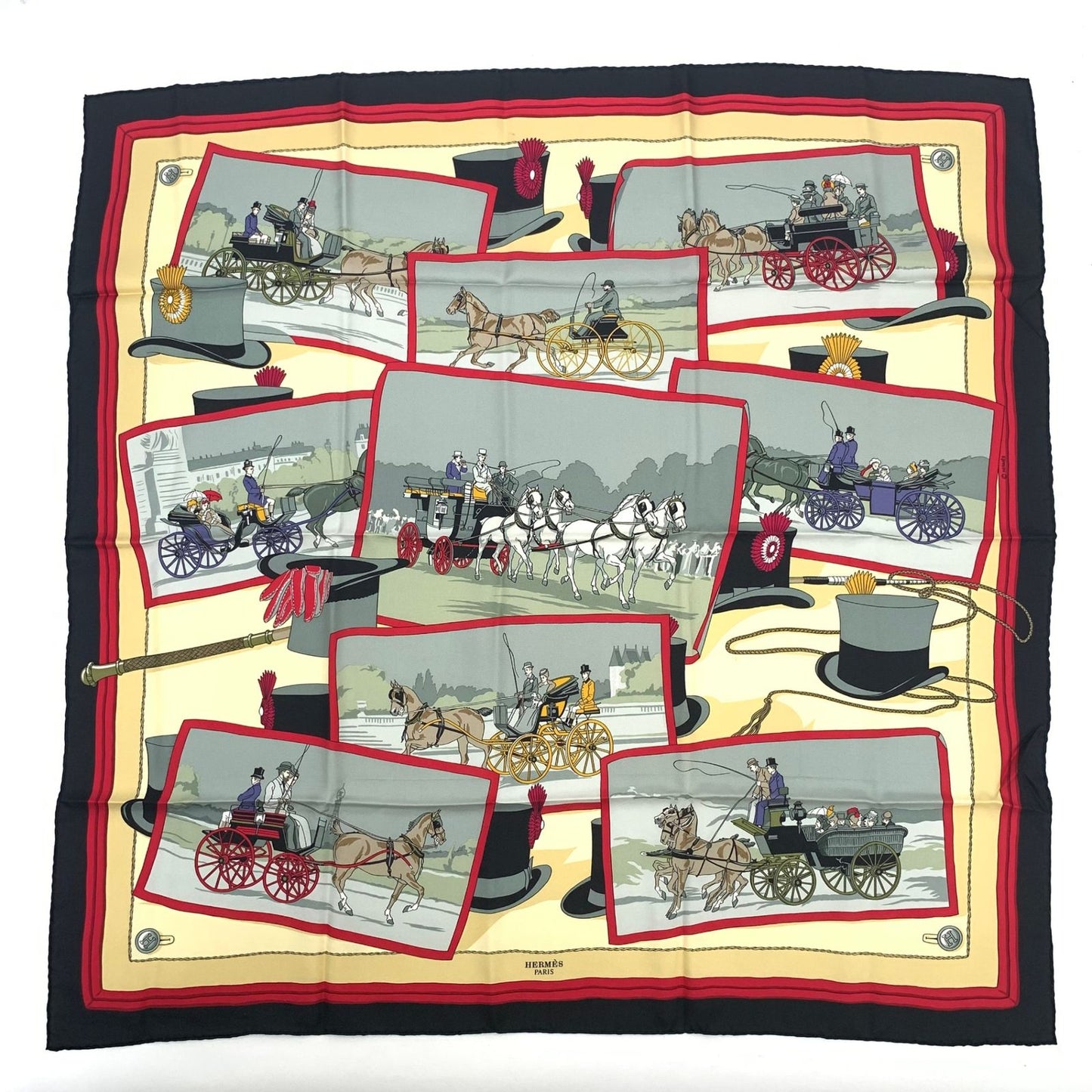 Hermes Carre 90 Rare Hugo Grygkar Scarf
