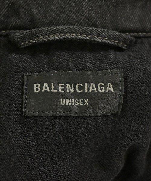 Balenciaga Denim Jacket Black — view 3