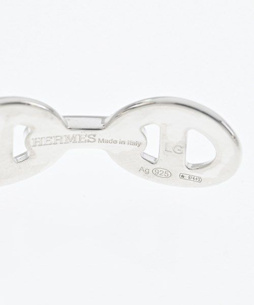 Hermes Bracelet Bangle Silver — view 4